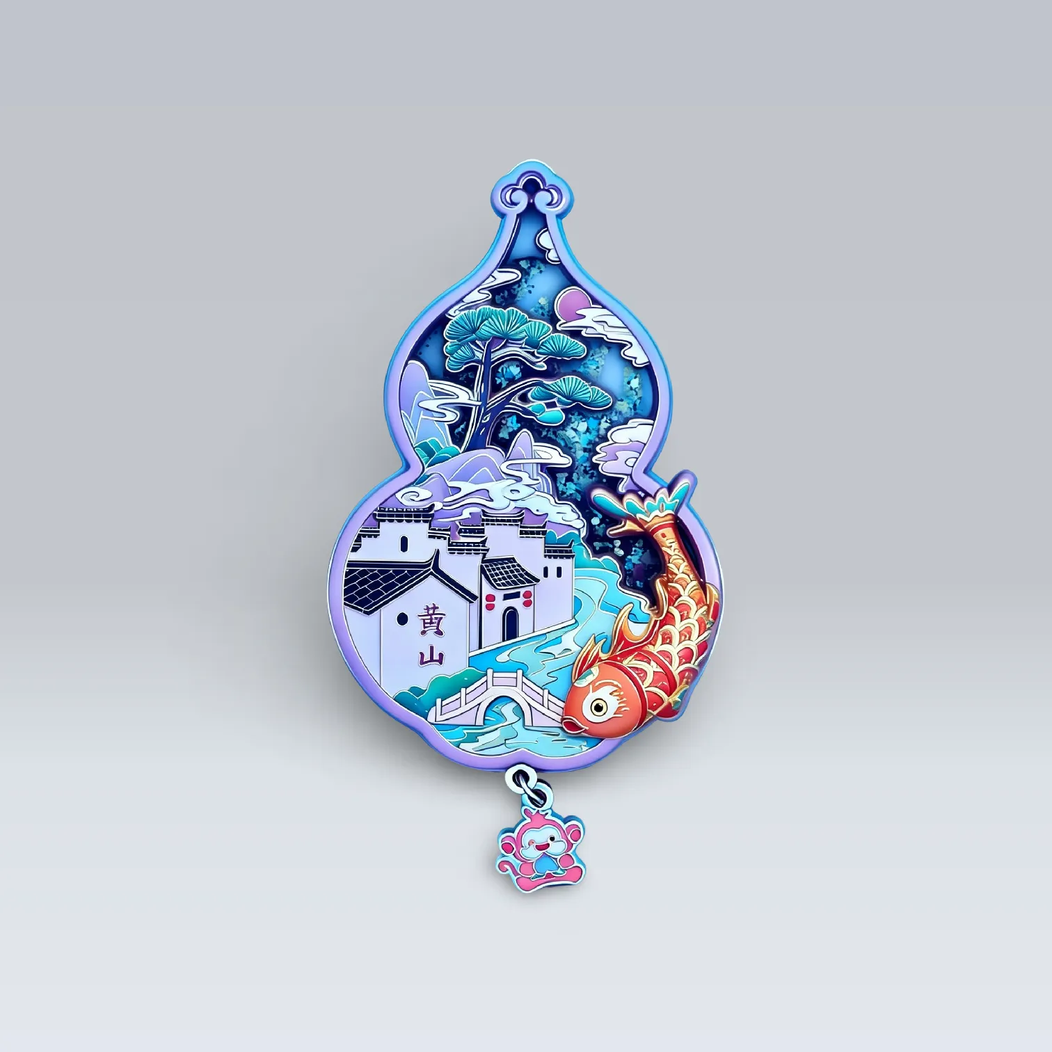 城市景区冰箱贴 旅游纪念品